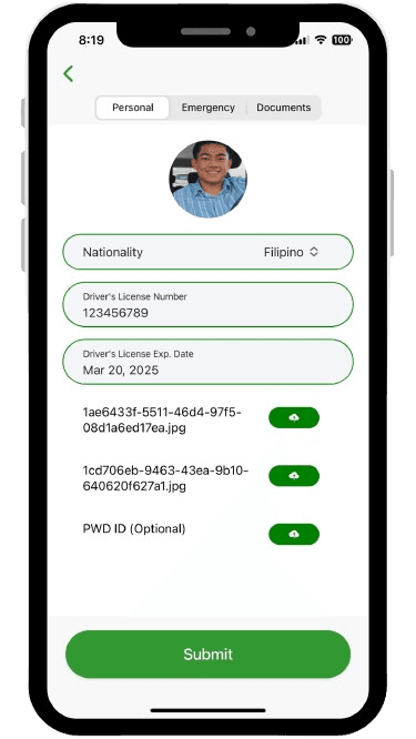 iPick Driver App